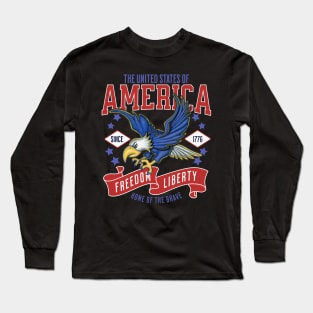 Freedom and Liberty Since 1776 Long Sleeve T-Shirt